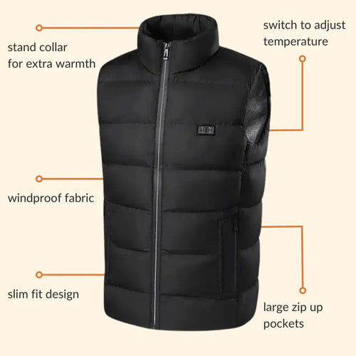 men's heated gilet